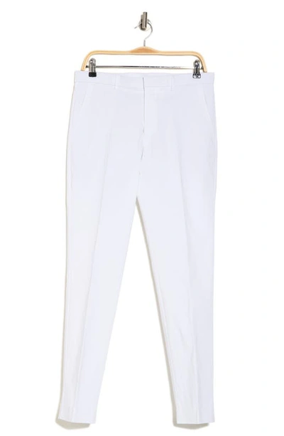 Tommy Hilfiger Men's Modern-fit Th Flex Stretch Comfort Solid Performance Pants In White