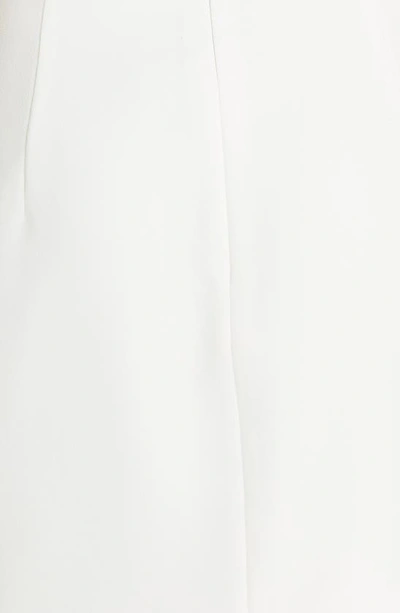 Sau Lee Fleur Floral Appliqué Strapless Dress In White