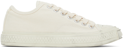 Shop Acne Studios Off-white Low Top Sneakers In Cgg Off White/off Wh