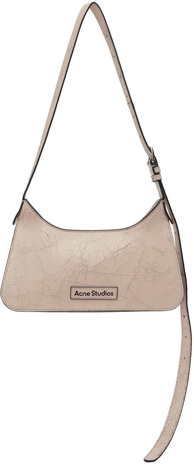 Shop Acne Studios Pink Platt Mini Shoulder Bag In Bky Pastel Pink