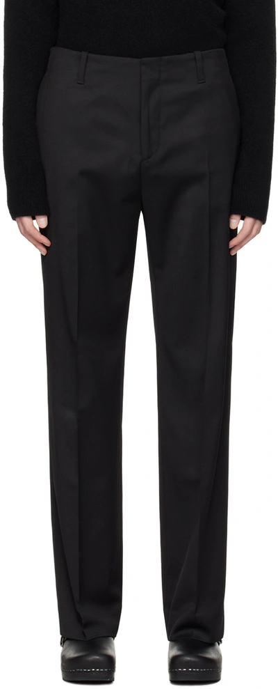 Filippa K Samson Wool Trousers In Black