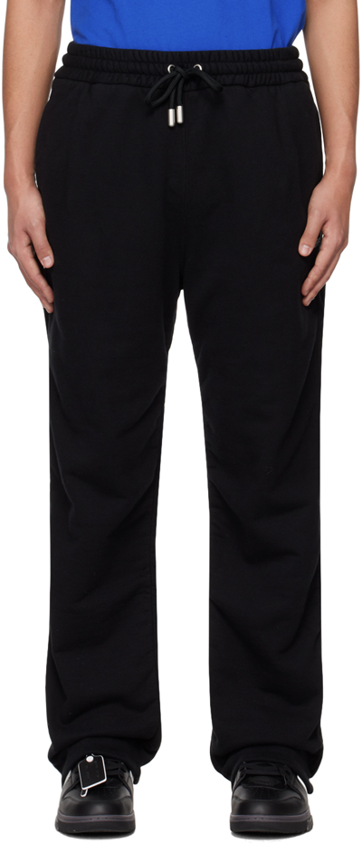 Shop Off-white Black Diag Sweatpants In Black White