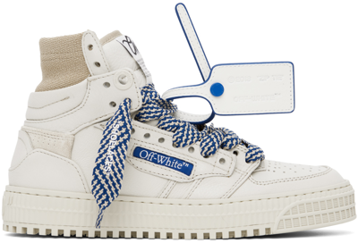 Shop Off-white 3.0 Off Court Sneakers In Cream Navy