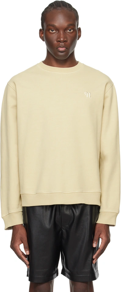 Shop Nanushka Beige Mart Sweatshirt In Shell