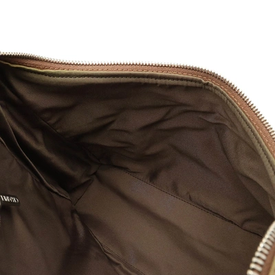 Pre-owned Chanel Travel Line Khaki Canvas Backpack Bag ()