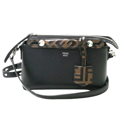 Shop Fendi By The Way Black Leather Shopper Bag ()