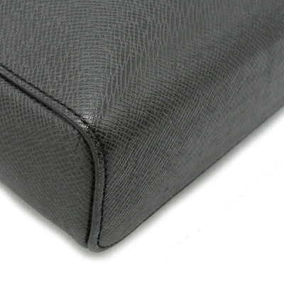 Pre-owned Louis Vuitton Anton Black Leather Shopper Bag ()