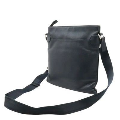 Pre-owned Louis Vuitton Messenger Black Leather Shopper Bag ()