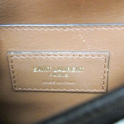 Shop Saint Laurent Brown Leather Shopper Bag ()