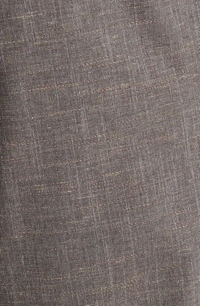 Ted Baker Jerome Trim Fit Soft Constructed Stretch Wool Blend Tapered Leg Pants In Brown