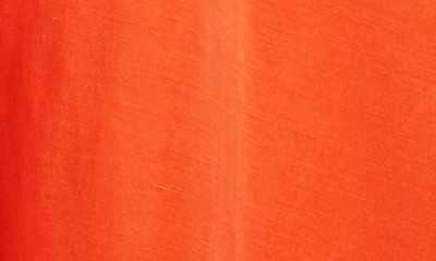 Shop Ted Baker Opalz Puff Sleeve Midi Dress In Bright Orange