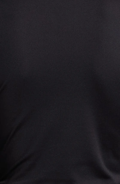 Shop Sammy B Long Sleeve Crop Top In Black