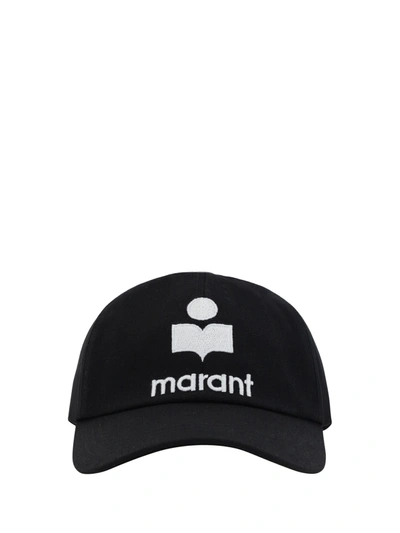 Shop Isabel Marant Tyron Cap In Black/ecru