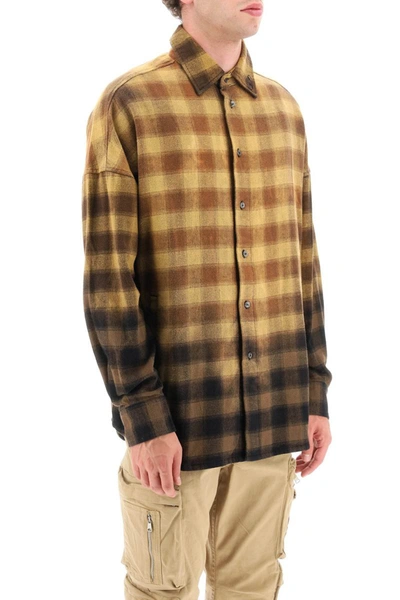 Shop Diesel S-limo-pkt Shirt With Check Pattern In Multicolor