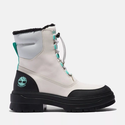 Shop Timberland Women's Ski School  Brooke Valley Waterproof Warm Lined Boot In White