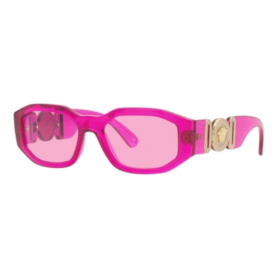 Shop Versace Men's 53mm Sunglasses In Pink