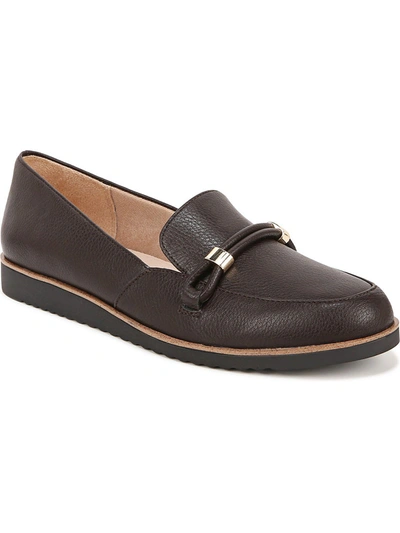 Shop Lifestride Womens Slip On Flat Loafers In Brown