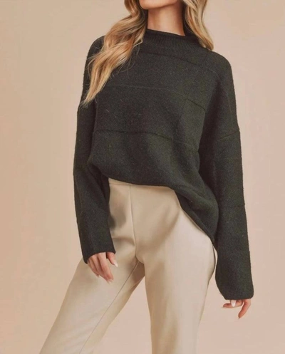 Shop Aemi + Co My December Patchwork Sweater In Black