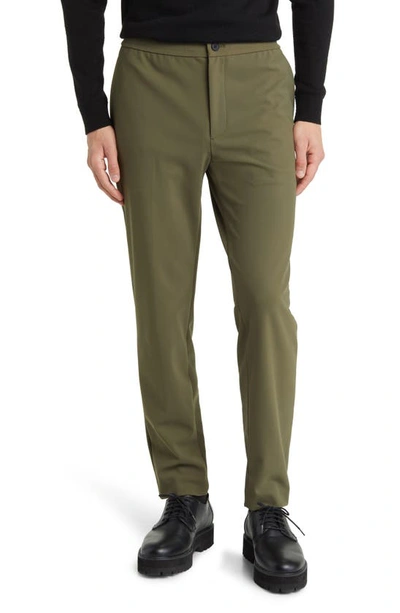 Shop Theory Mayer Precision Ponte Knit Pants In Uniform