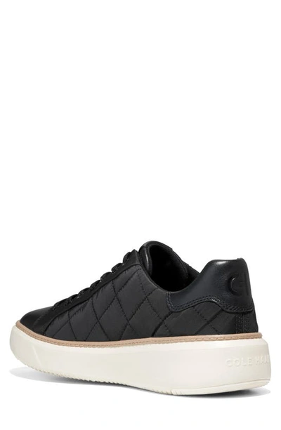 Shop Cole Haan Grandpro Topspin Puffer Sneaker In Black/ Ch Dark Latte/ Ivory