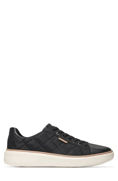 Shop Cole Haan Grandpro Topspin Puffer Sneaker In Black/ Ch Dark Latte/ Ivory