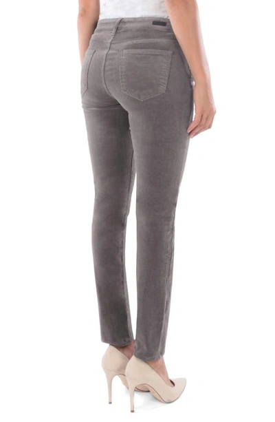 Shop Kut From The Kloth Diana Stretch Corduroy Skinny Pants In Concrete