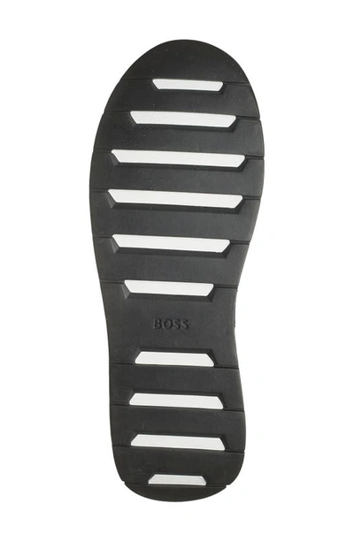 Shop Hugo Boss Boss Titanium Sneaker In Dark Grey 2