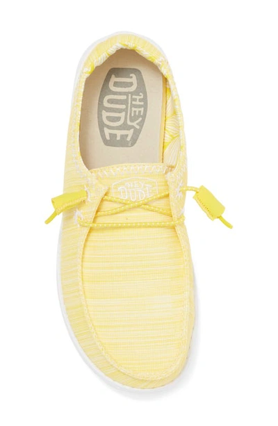 Shop Hey Dude Wendy Slip-on Sneaker In Empire Yellow