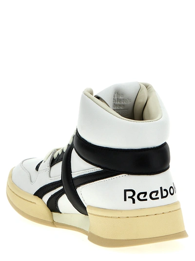 Reebok High-top Sneakers With Contrasting Sole And Perforated Toe Box