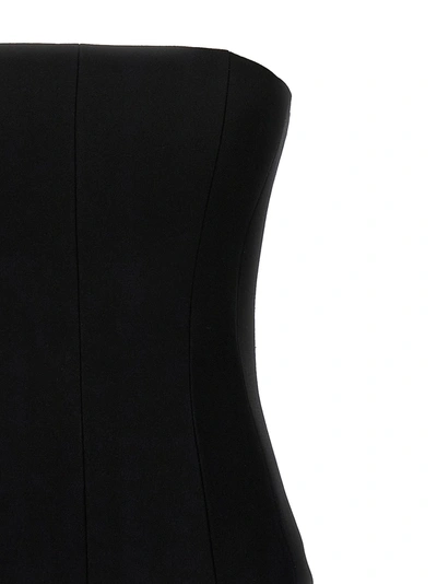 Monot Strapless Crepe Bustier Top