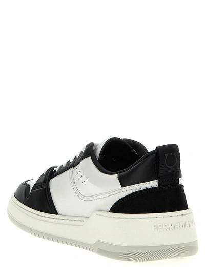 Ferragamo Suede Patch Skate Sneaker