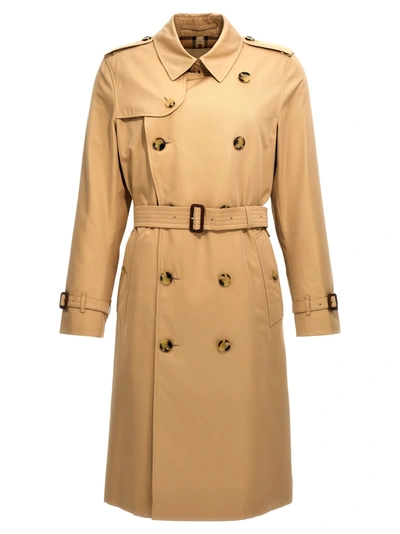 Shop Burberry Kensington Coats, Trench Coats Beige