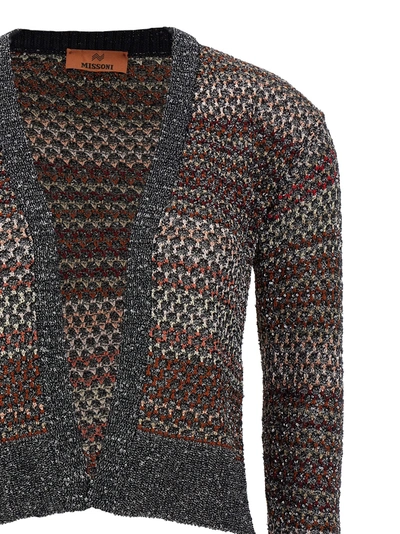 Shop Missoni Micro Sequin Cardigan Sweater, Cardigans Multicolor