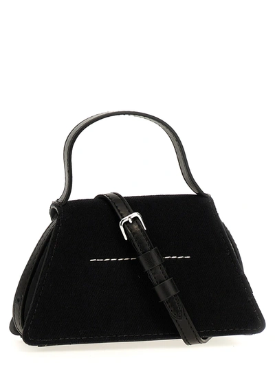 Shop Mm6 Maison Margiela Numeric Mini Crossbody Bags Black