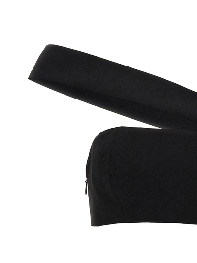 Monot One-shoulder Fitted Silhouette Top