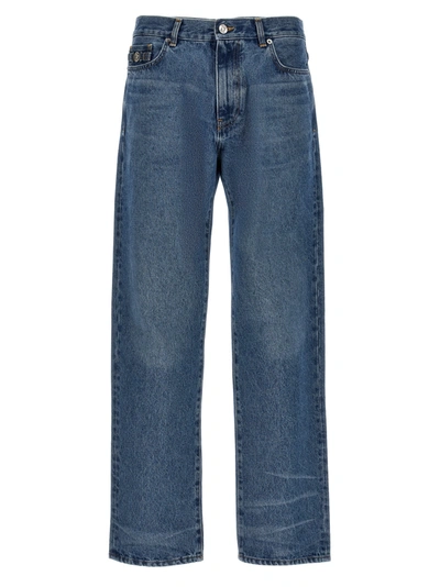 Shop Versace Regular Jeans Blue