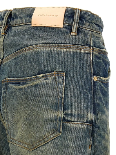 Shop Purple Relaxed Vintage Dirty Jeans Blue