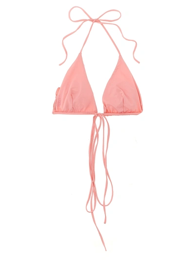 Shop Magda Butrym Rose Swimsuit Bra Beachwear Pink