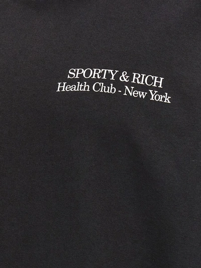 Shop Sporty And Rich Sporty & Rich 'drink More Water' Hoodie In Black