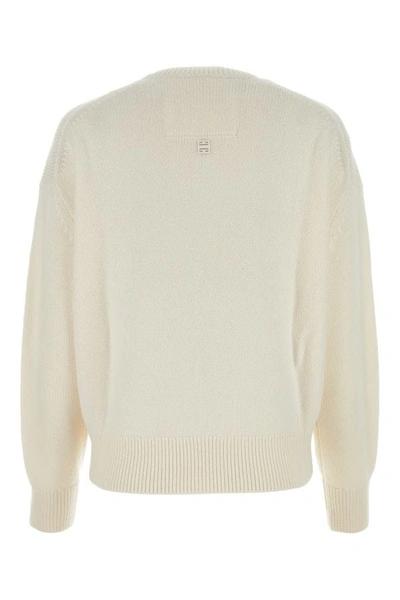 Shop Givenchy Woman Ivory Cashmere Sweater In White