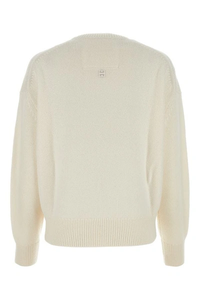Givenchy Loose Fit Cashmere Knitwear In White