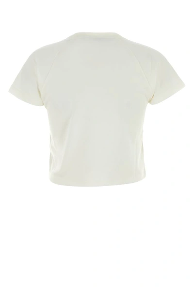Shop Gucci Woman White Cotton T-shirt