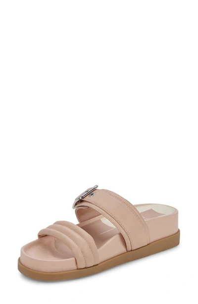 Shop Dolce Vita Shaila Platform Slide Sandal In Cream Leather