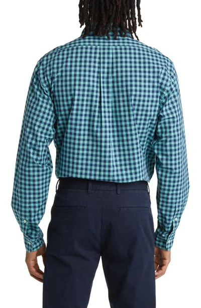 Brooks Brothers Gingham Check Button-down Shirt In Ginggreen