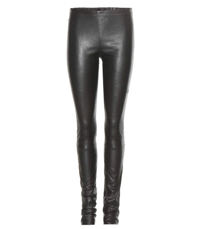 Shop Haider Ackermann Leather Leggings