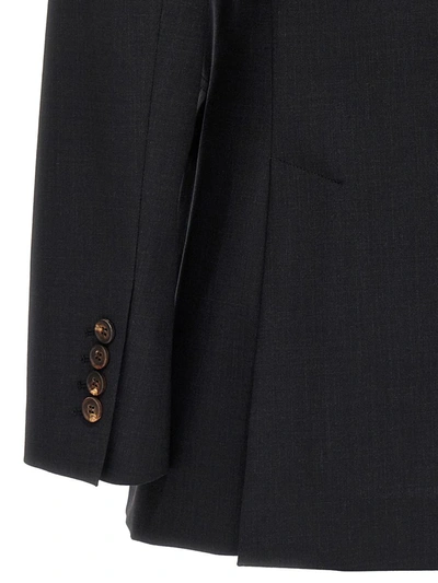 Shop Brunello Cucinelli Single-breasted Blazer Jacket In Black