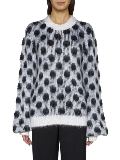 Shop Marni Sweaters In Lily White