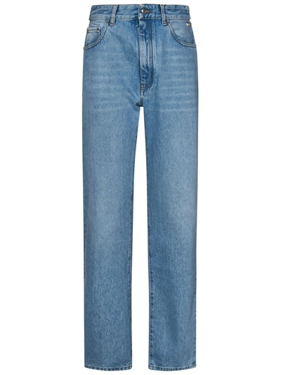 Shop Gcds Chocker Jeans In Blu