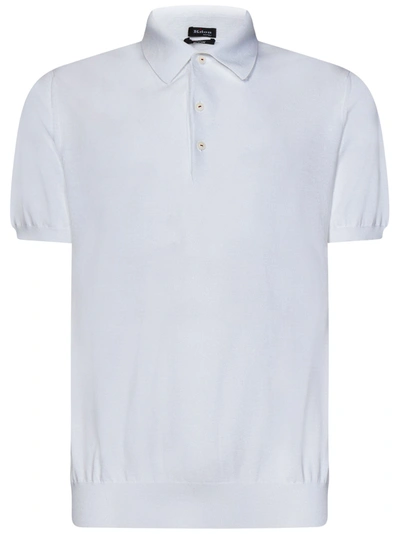 Shop Kiton Icon Polo Shirt In Bianco