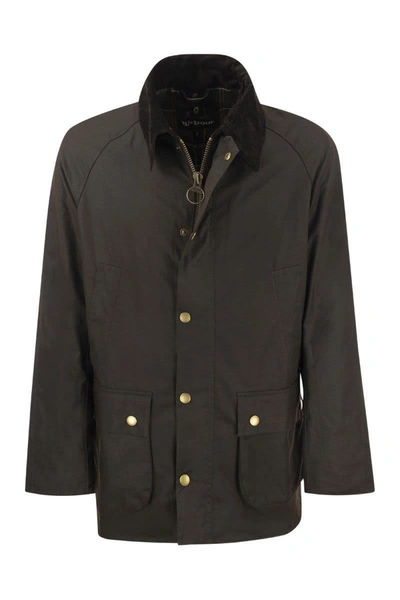 Shop Barbour Ashby Wax Jacket In Olive